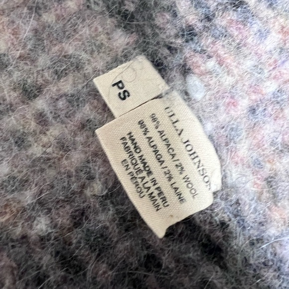 Ulla Johnson Elena Plaid Fringe Cardigan Wrap Mixte Women's Size S petite fall - Picture 9 of 10